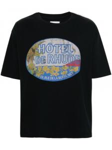 RHUDE футболка Dimora, черный