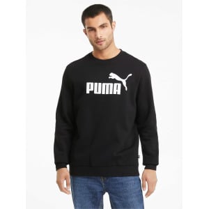 Блуза Puma ESS Big Logo Crew FL, черный