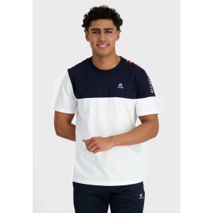 Футболка с принтом TRICOLORE UNISEX le coq sportif, белый