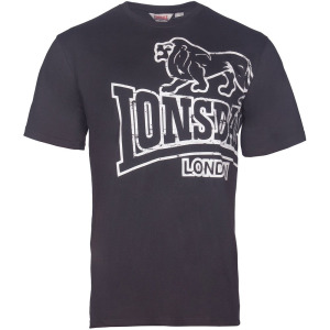 Футболка с коротким рукавом Lonsdale Langsett, черный