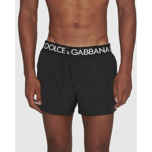 Мужские плавки с логотипом на поясе Dolce&Gabbana