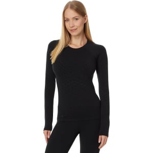 Лонгслив Smartwool Intraknit Active Base Layer, цвет Black/Charcoal