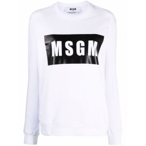 MSGM толстовка с логотипом, белый