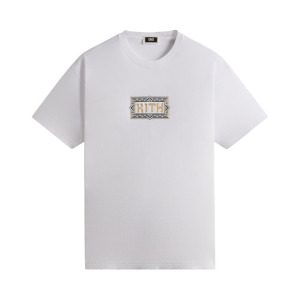 Футболка Kith Treats Hanukkah Hebrew Logo 'White', белый