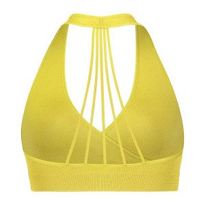 Бралетт BRABAR Hug Strappy Halter Bralette, цвет Golden Olive