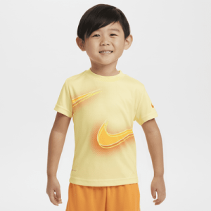 Футболка Nike Dri-FIT Toddler Stacked Up Swoosh T-Shirt, цвет Soft Yellow