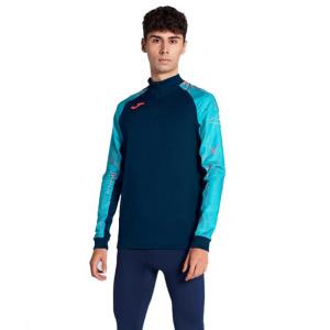 Толстовка Joma Elite IX Half Zip, синий