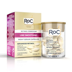 Увлажняющая сыворотка для ухода за лицом Line smoothing night serum capsules Roc, 10 шт