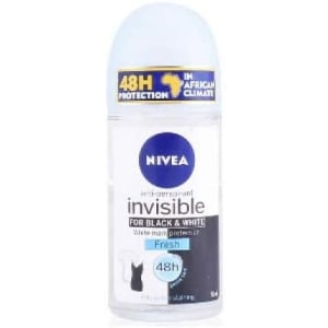 Оригинальный шариковый дезодорант Invisible for Black & White для женщин 50мл Nivea