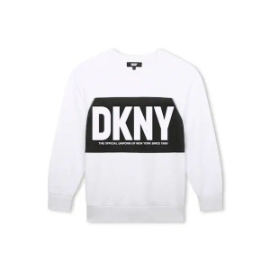 Толстовка с круглым вырезом и логотипом спереди Dkny, белый