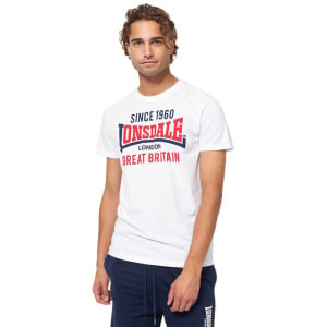 Футболка с коротким рукавом Lonsdale Collessie, белый