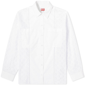 Рубашка Kenzo Broderie Anglaise, цвет Off-White