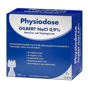 Ампулы с раствором для ингаляций Gilbert NaCl 0,9% Płyn w Ampułkach, 100 шт