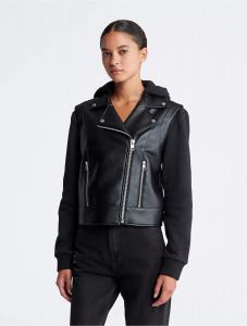 Calvin klein mixed media jacket sales