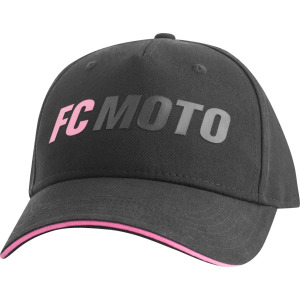 Кепка женская FC-Moto FCM-Logo, серый/розовый