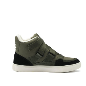 Кроссовки le coq sportif Skateboarding Shoes Unisex High-top Olive Green/black, зеленый