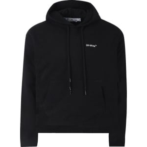 Худи Off-White Caravaggio Deposition Over Hoodie 'Black/White', черный