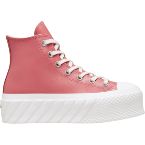 Кроссовки Converse Wmns Chuck Taylor All Star Lift 2X Platform High Iridescent - Madder Pink, розовый