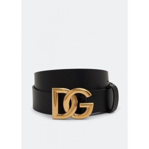 Ремень DOLCE&GABBANA DG crossover logo belt, черный