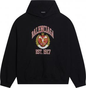 Balenciaga hoodie store black and red