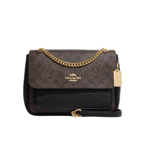 Сумка Coach Outlet Klare Crossbody 25 In Signature Canvas, коричневый