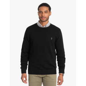 Свитер U.S. Polo Assn. Solid Crew Neck, черный