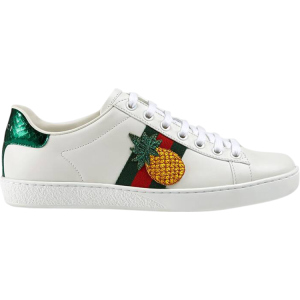 Кроссовки Gucci Wmns Ace Pineapple, белый