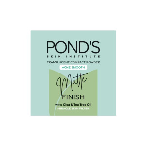 Pond's Полупрозрачная компактная пудра Acne Smooth Matte Finish 9 G,  Green