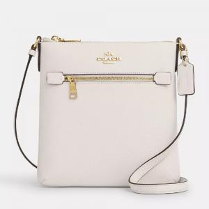 Сумка Coach Outlet Mini Rowan File, кремовый