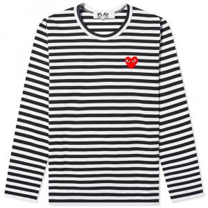 Comme des garcons play basic logo tee new arrivals