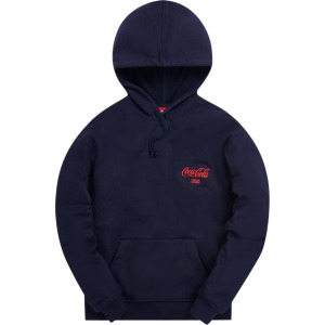 Худи Kith x Coca-Cola Ribbon Logo Hoodie 'Navy', синий