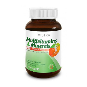 Витаминно-минеральный комплекс Vistra Plus Amino Acid, 30 таблеток