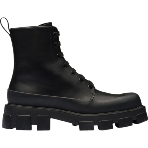 Кроссовки Prada Monolith Leather Ankle Boot 'Black', черный