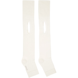 Носки Off-White с открытым носком Simone Rocha