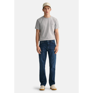 Джинсы Straight Leg REGULAR FIT GANT, цвет dark blue worn in