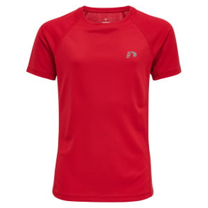 Футболка Newline S/S Kids Core Running S/S, цвет TANGO RED