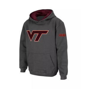 Пуловер с капюшоном и большим логотипом Big Boys Virginia Tech Hokies Stadium Athletic, красный