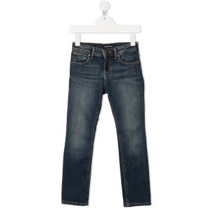 Джинсы скинни Emporio Armani Kids, синий