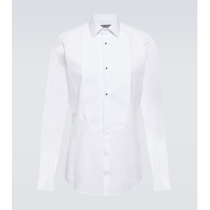 Рубашка Tuxedo из хлопкового поплина Dolce&Gabbana, белый