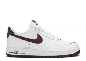 Nike air force clearance maroon and white