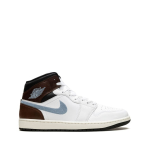 Jordan кроссовки Air 1 Mid SE "Brown/Blue/Grey", белый