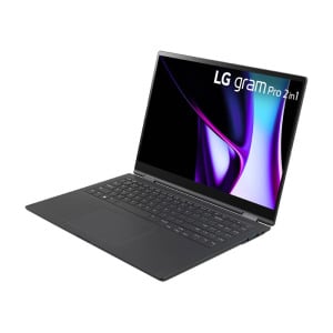 Ноутбук-трансформер LG gram Pro, 16", 16 ГБ/512 ГБ, Ultra 7 155H, Intel Arc, 16T90SP-G.AAB5U1, черный, англ. клавиатура