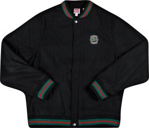 Supreme x Lacoste Wool Varsity Jacket Black CDEK.Shopping