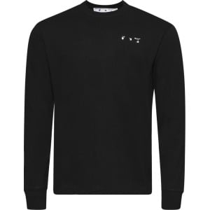 Лонгслив Off-White Caravag Paint Skate Long-Sleeve Tee 'Black', черный