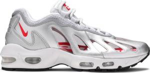 Кроссовки Nike Supreme x Air Max 96 'Metallic Silver', серебряный – купить  по выгодным ценам с доставкой из-за рубежа через сервис «CDEK.Shopping»