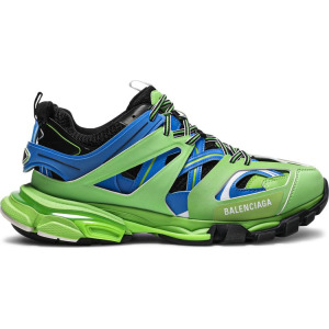 Balenciaga track sneakers blue sales and green