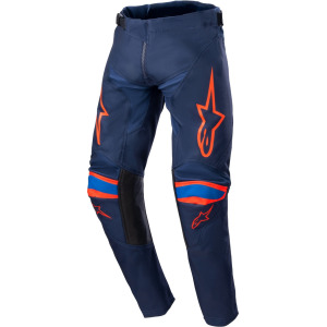 Штаны для мотокросса Alpinestars Racer Narin Youth, синий/оранжевый