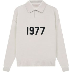 Лонгслив Fear of God Essentials Knit Long-Sleeve Polo 'Wheat', кремовый