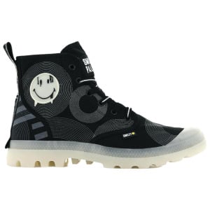 Pampa Canvas Shoes Unisex High-top Black Palladium