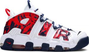 Nike Air More Uptempo Red Navy Camo CDEK.Shopping